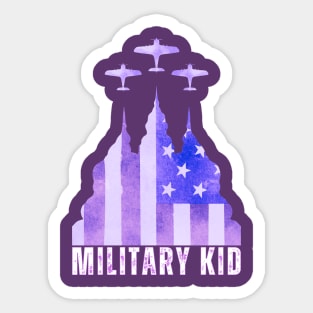 PURPLE UP FOR MILITARY KIDS DAY Sticker